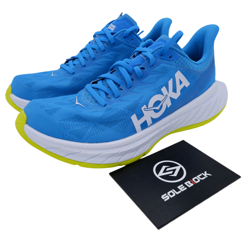 Pre-owned Hoka One One Carbon X 2 Diva Blue Citrus - 1113526-dbctr