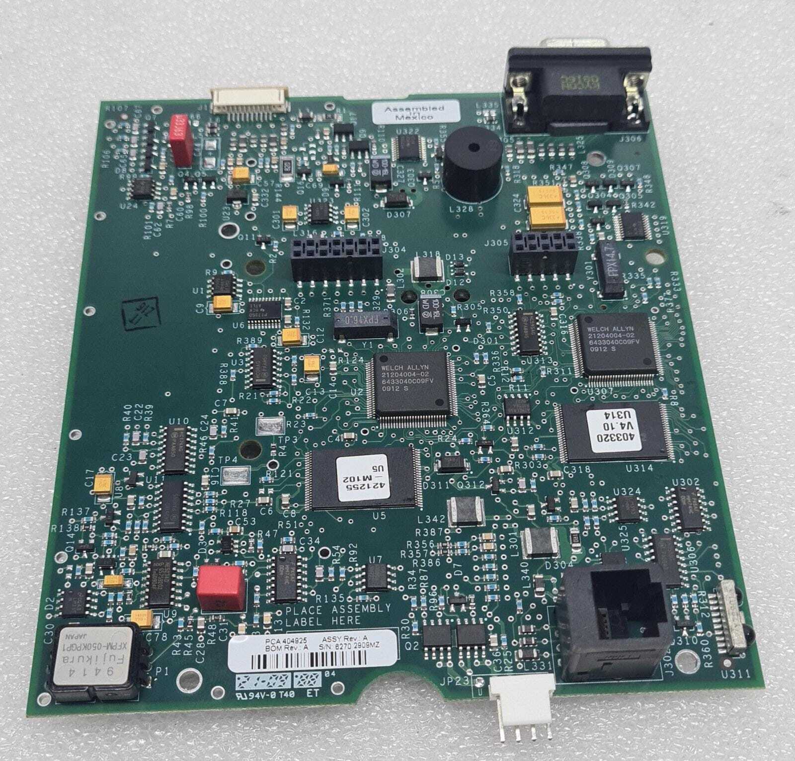 WELCH ALLYN 404926 PATT B SPOT ON PCA 404925 Board For Roche