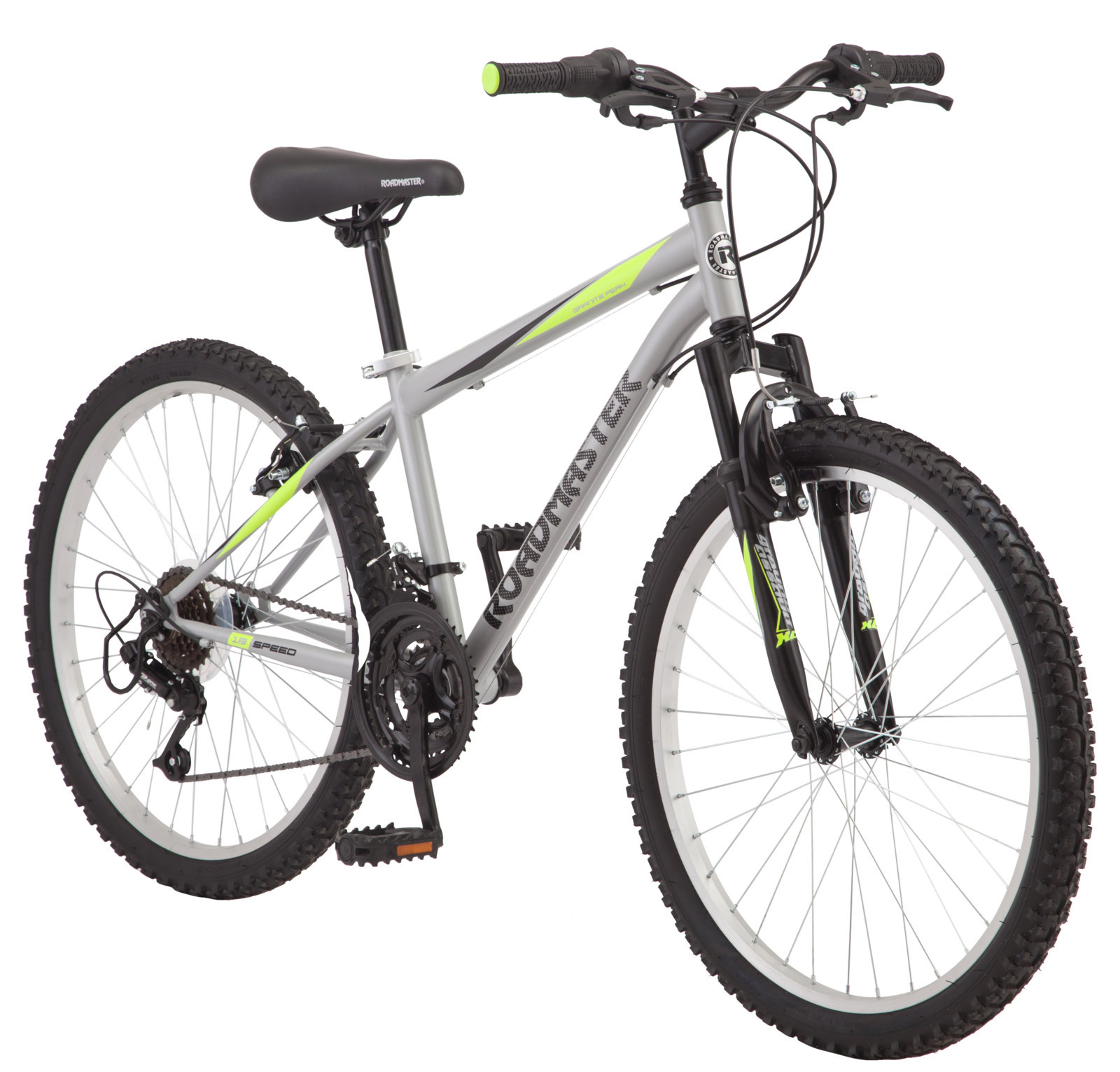 Boy's Mountain Bike KIDS Gray 18 Speed