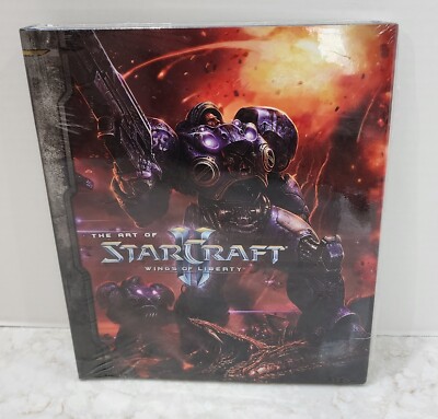 The Art of Starcraft  Wings of Liberty Hardcover Book Blizzard *tear