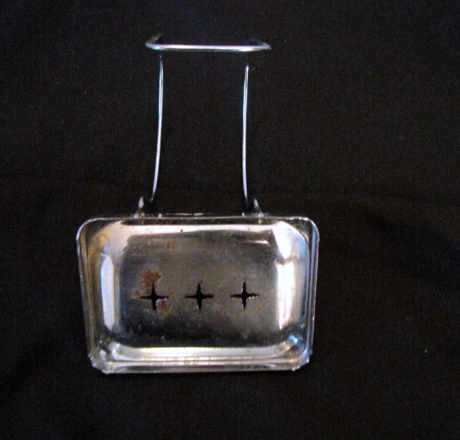 Soap Dish Holder Claw Foot Tub - Vintage Antique Metal Hanging