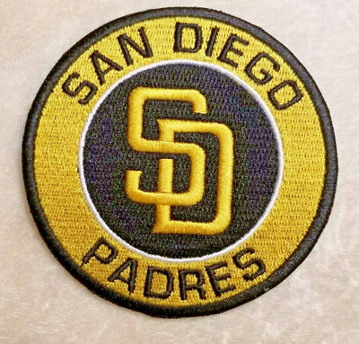 San Diego Padres Round 3.5'' Iron /Sew On Embroidered Patch ~ Free Tracking!