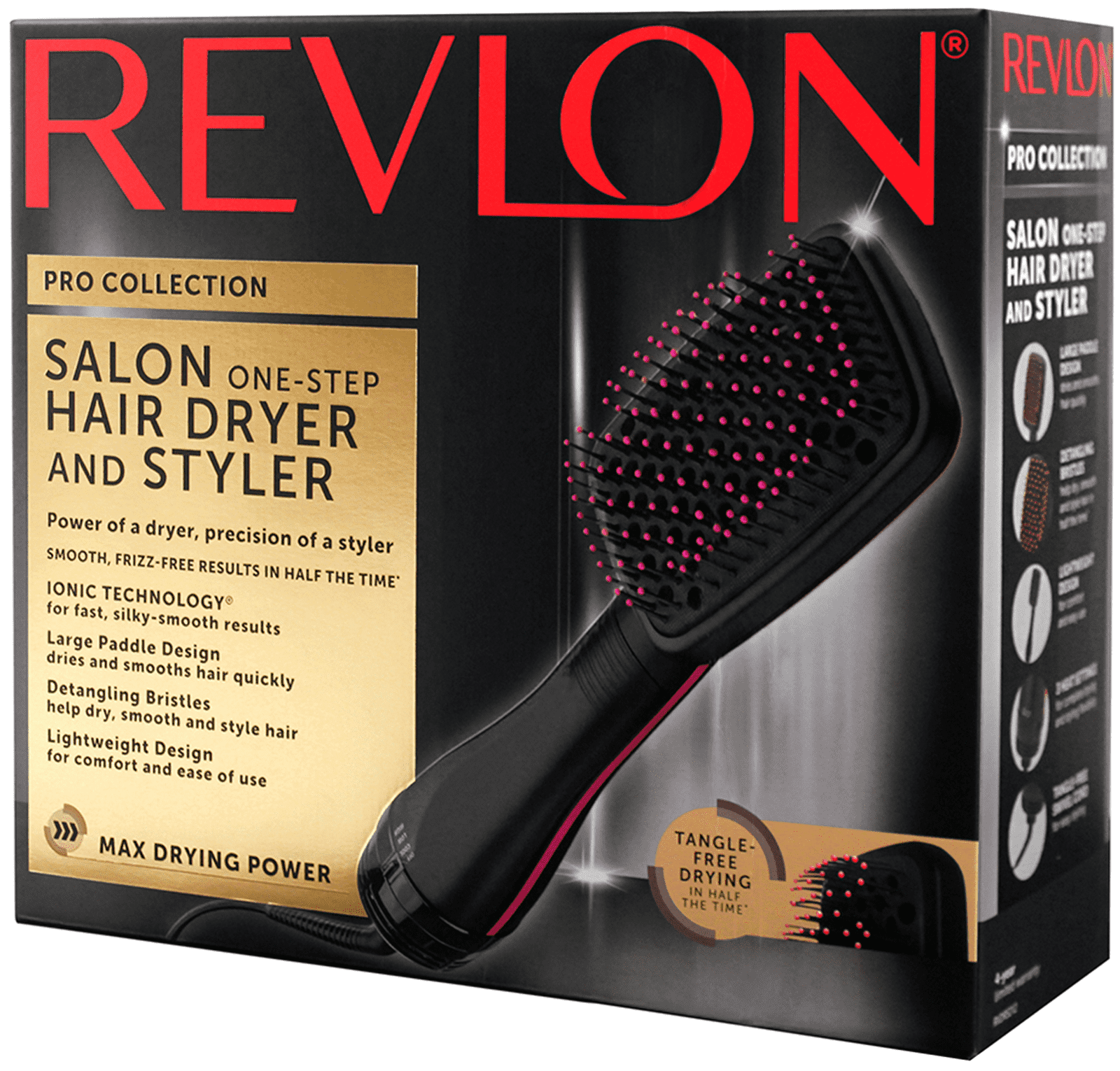 Revlon Salon All InOne-Step Hair Dryer And Styler RVDR5212,1100W  Black And Pink