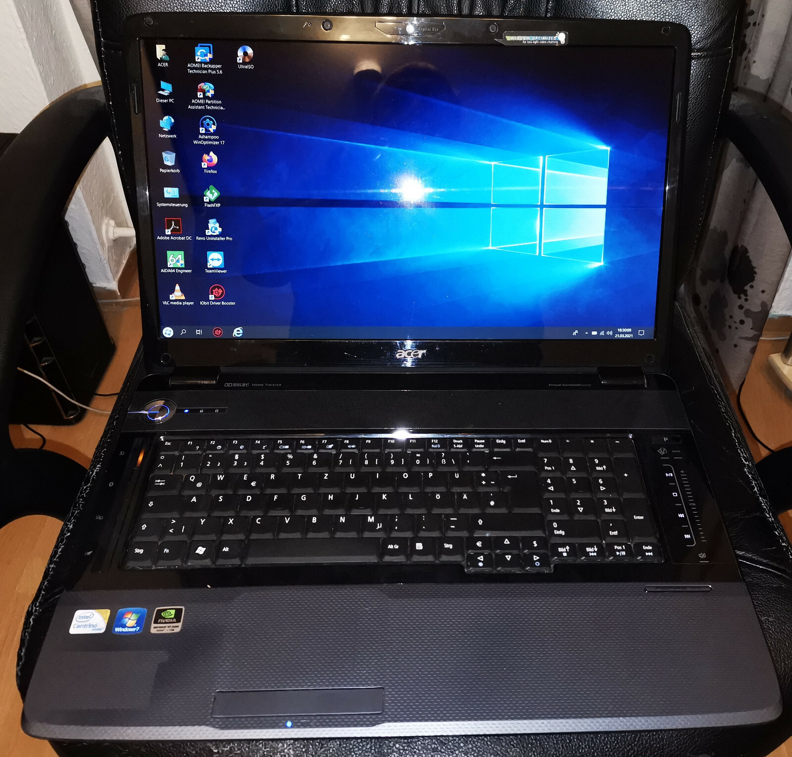 Acer Aspire 8735G- *18,4 Zoll* Laptop.