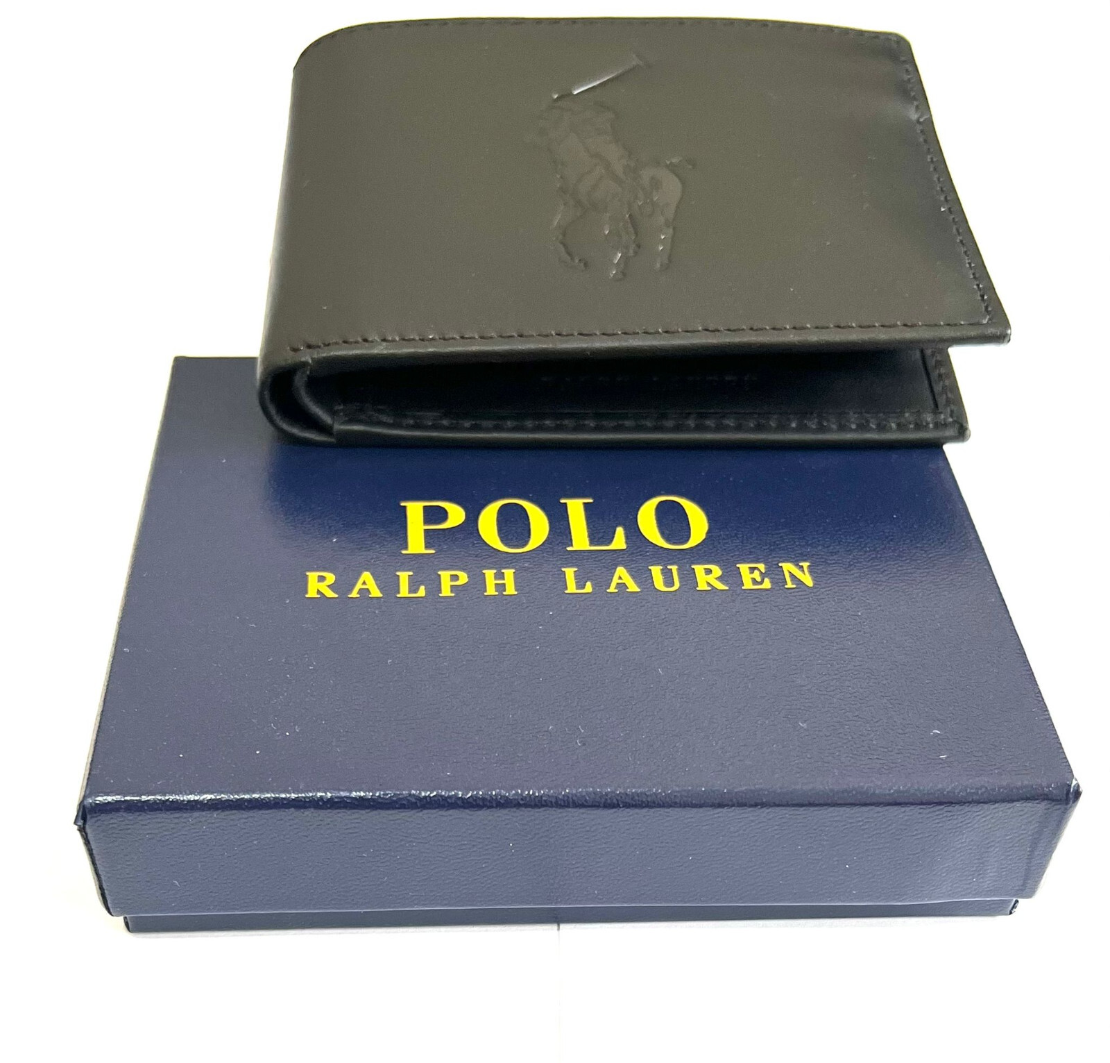 Polo Ralph Lauren Men's Big Pony Burnished Leather Bifold