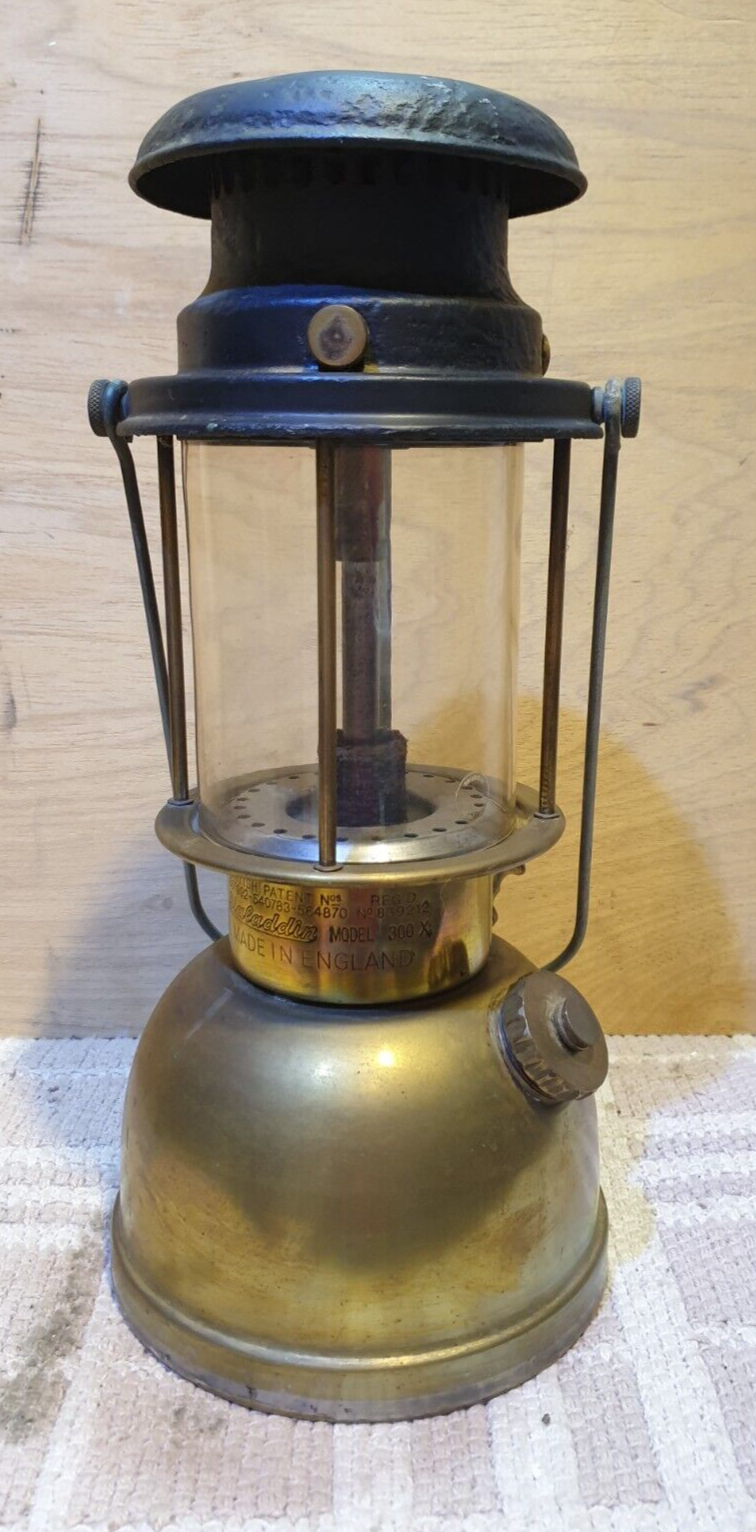 ライト/ランタン Bialaddin 300x Kerosene lantern England Vintage brass Bialaddin 300x Lamp Vapalux Paraffin Oil