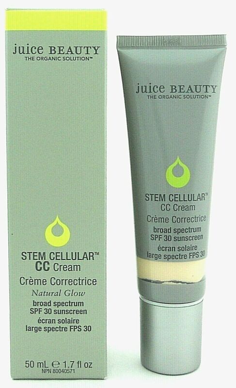 Juice Beauty Stem Cellular Cc Cream Spf 30 Natural Glow 1.7 Oz. New