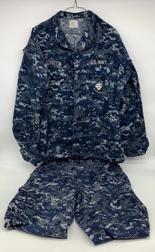 レア☆ Van Nuys digital navy camo デジアナ格納庫 Digital Navy Camo - Laptop Lid Skin