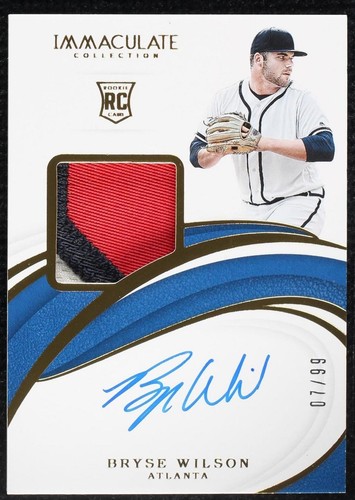 2019 Panini Immaculate Collection - Bryse Wilson #40