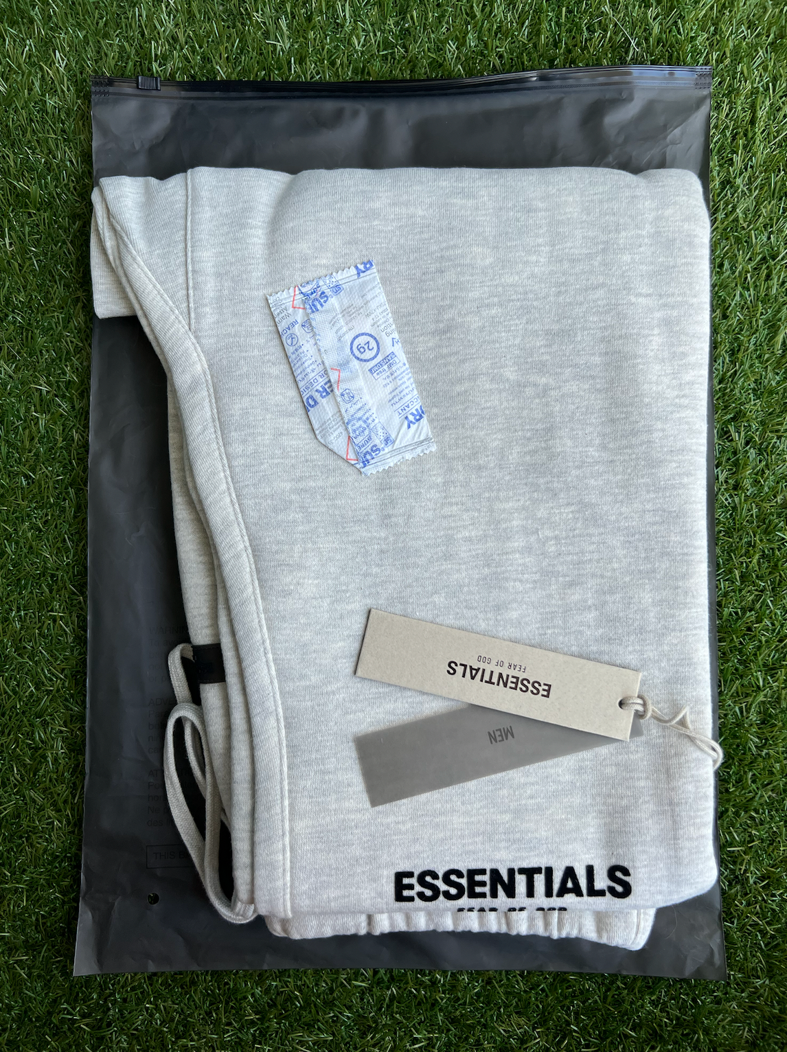 Pre-owned Fear Of God Essentials, , Sweatpants, Light Oatmeal, Ss22, Size S In White