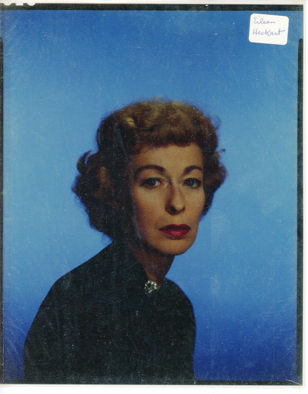 VINTAGE ORIGINAL 1 TRANSPARENCY-EILEEN HECKART- STUDIO