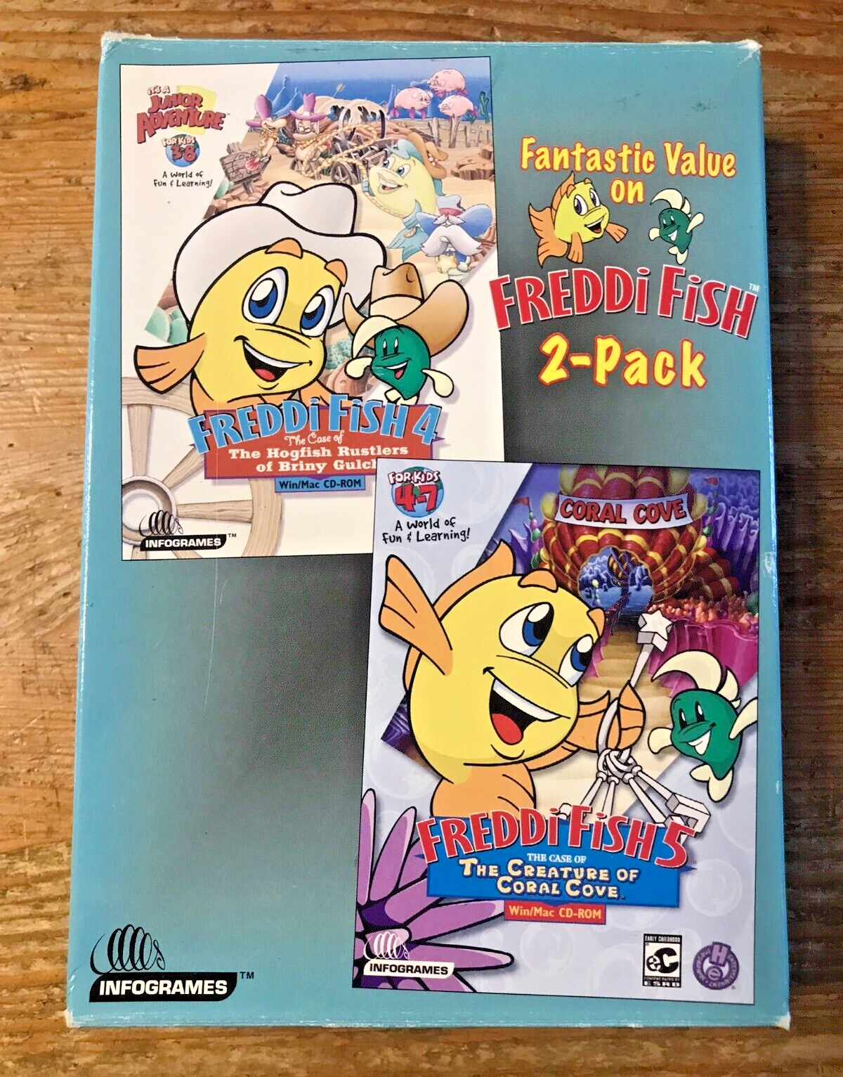 フレディフィッシュ Ｗパック Windows Mac PCゲーム CD-ROM フレディフィッシュ Wパック Windows Macintosh対応 PCゲーム