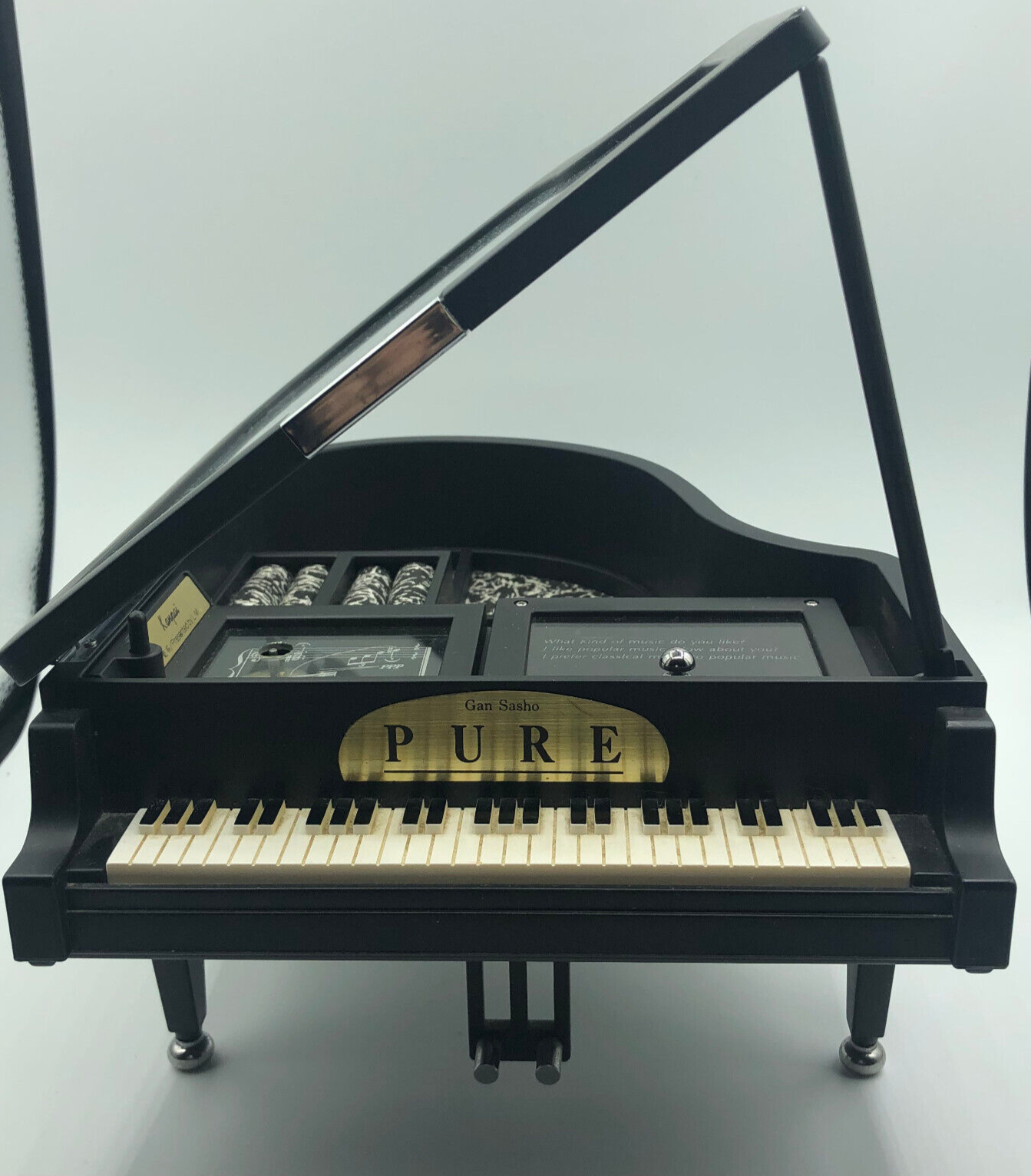 Mezzo Piano Piu Mosso Black Grand Piano Music & Jewellery Box Mezzo Piano Piu Mosso Black Grand Piano Music & Jewellery Box