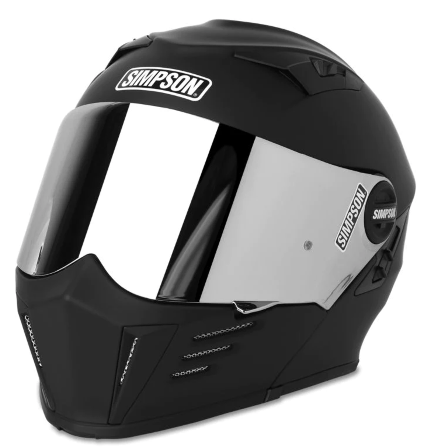ヒロ SIMPSON MOD BANDIT Mサイズ Simpson MOD Bandit Full Face Helmet - Matte Black, All Sizes