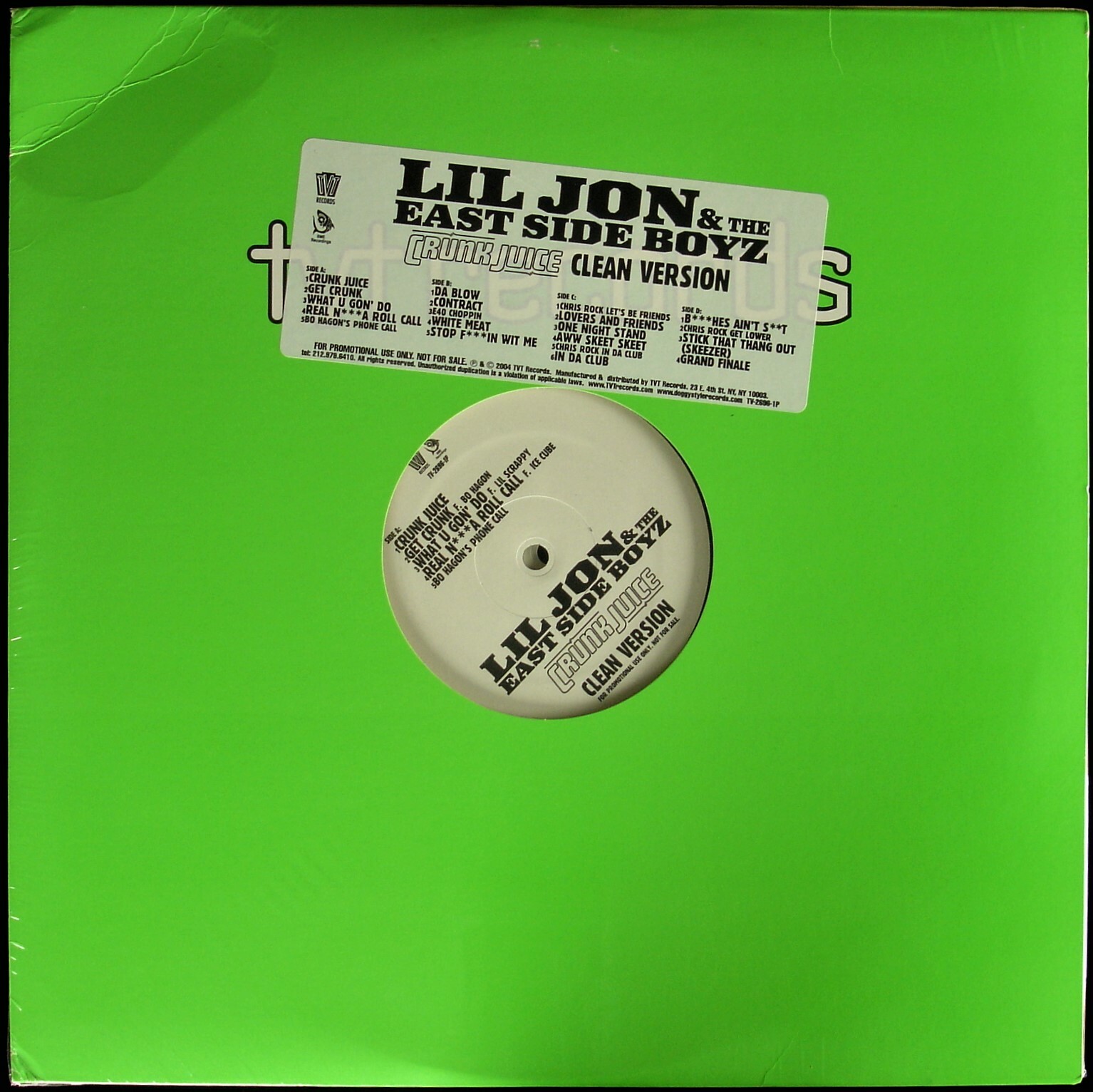 洋楽 LIL JON / CRUNK JUICE 2LP Lil Jon & The East Side Boyz – Crunk Juice – 2 x CD (Digipak