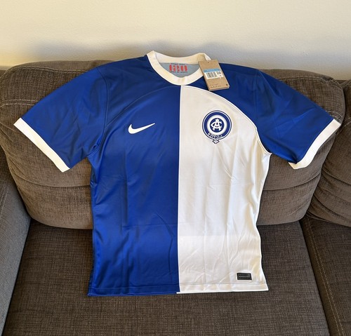 Atlético de Madrid uniform jersey shirt Nike Athletico Madrid Soccer Jersey Men's Small DX2679-418