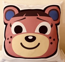 NEW ANIMAL CROSSING URSULA PINK BEAR VILLAGER PILLOW NEW HORIZONS TOM