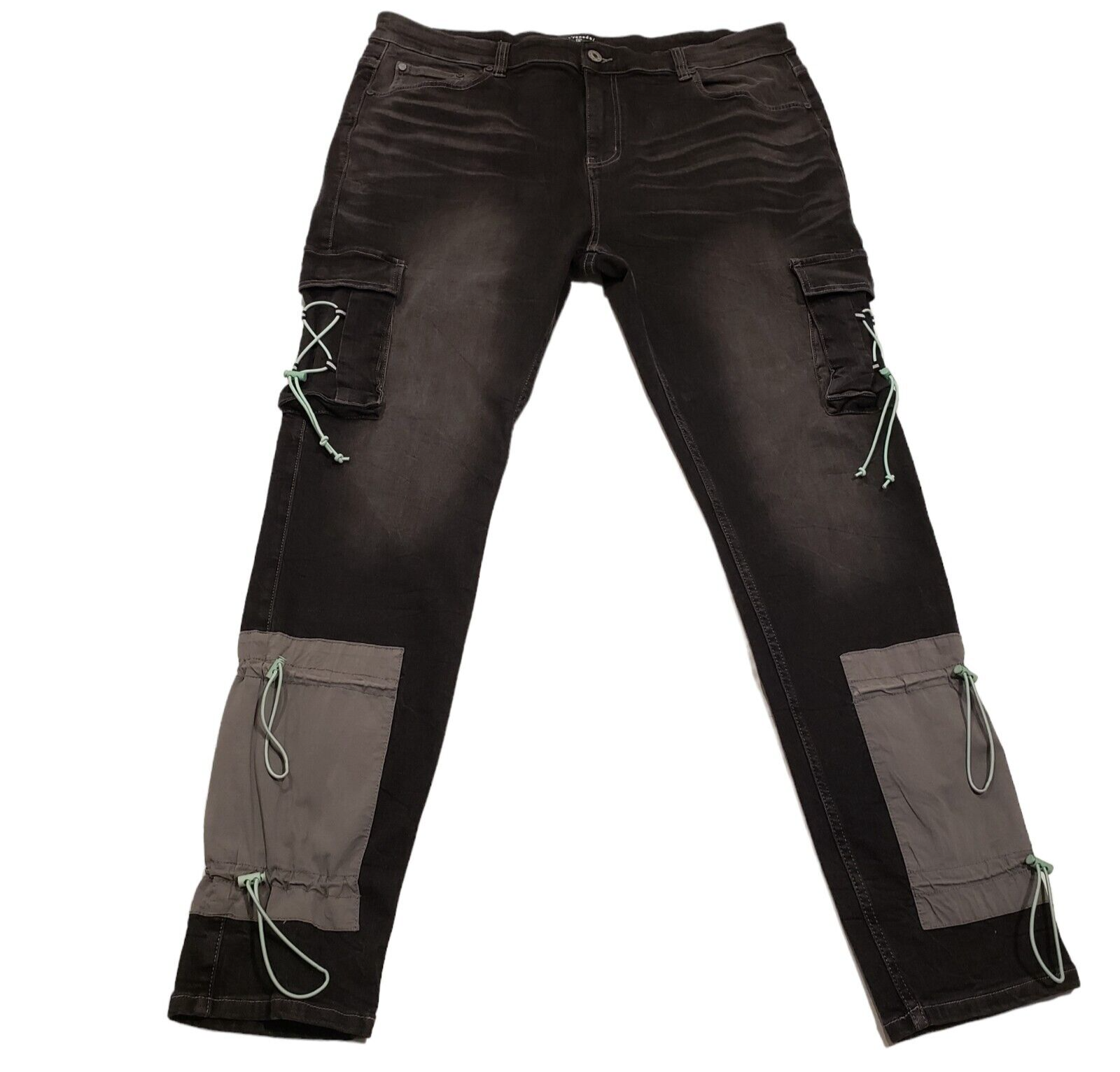 Serenede Cyber Cloud Cargo Jeans Mens Tag Size 42 (Fits