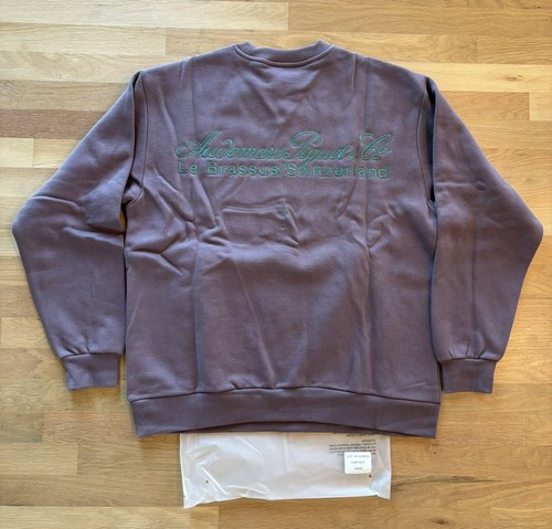 Pre-owned Travis Scott Audemars Piguet Cactus Jack Logo Ii Crewneck Size Large In Purple