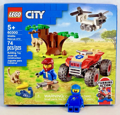 (60300) LEGO CITY: Wildlife Rescue ATV NEW SEALED RETIRED TOWN TRUCK TREE MONKEY