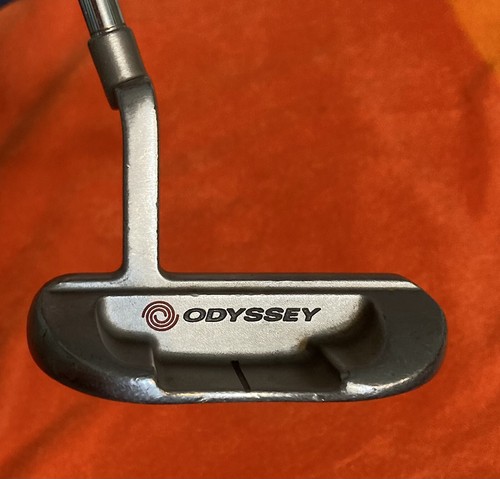 Odyssey White Hot #4 34” Putter R.hand, w.SS 5.0 Fatso Green Grip