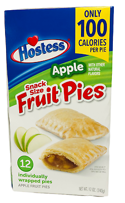 Hostess Snack Size Apple Mini Fruit Pies 12 oz 