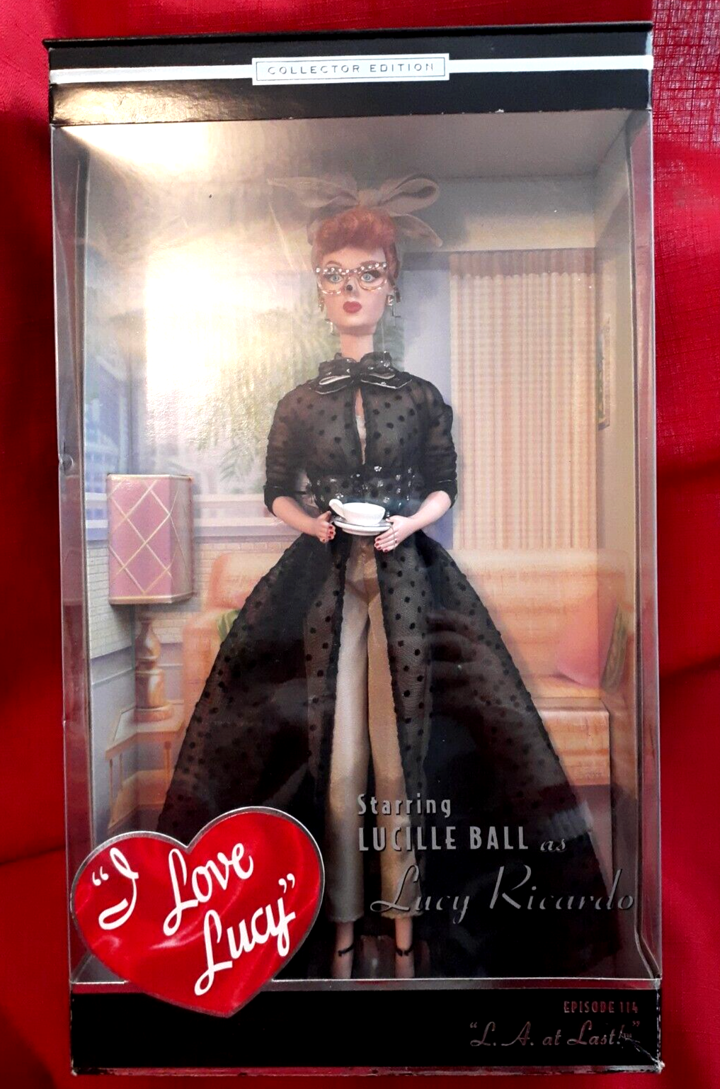 NRFB I Love Lucy Barbie L.A. at Last Episode 114 Mattel 2002
