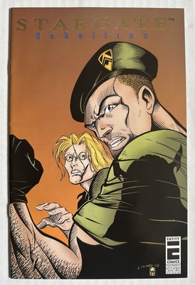 Stargate: Rebellion #2A Entity Comics 1997 | mid grade - gold logo variant -