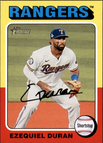 2024 Topps Heritage High Number - Ezequiel Duran #588