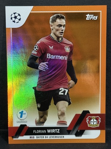 22-23 Topps FLORIAN WIRTZ パラレルカード 99シリ 2022-23 Topps UEFA Club Competitions 1st Edition Florian