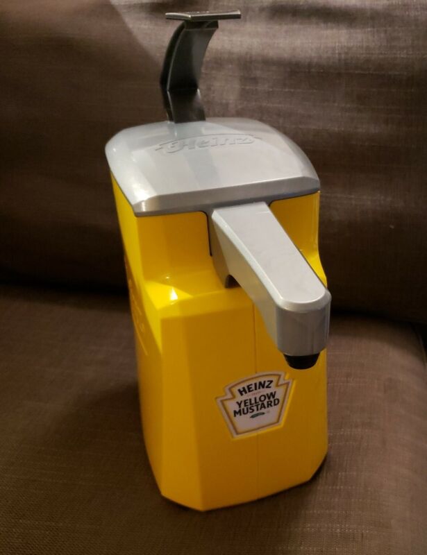 HEINZ ASEPT  Commercial Concession Service Yellow Mustard Pump Dispenser 1.5 gal