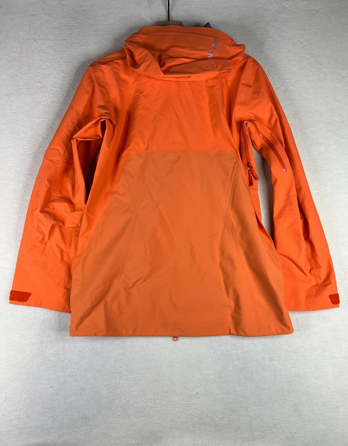 Pre-owned Arc'teryx Rush Jacket Women's Medium Phenom Orange Full Zip Goretex Ski