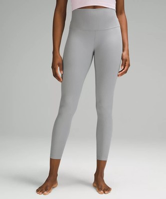 lululemon Align  Ribbed High-Rise Pant 28'' Rhino Grey Size 0. LW5FCES *NWT*