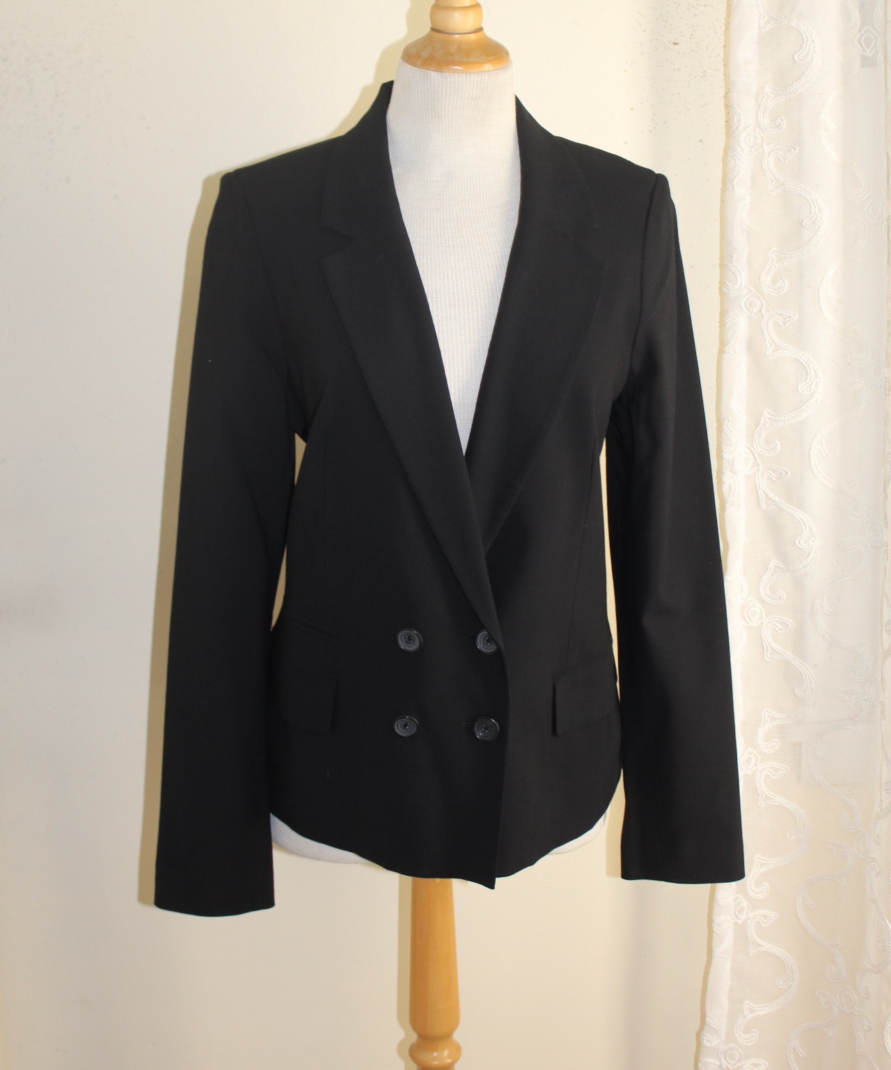 VINCE Sz 10 Elegant Classic Double-Breasted Blazer Jacket Mint