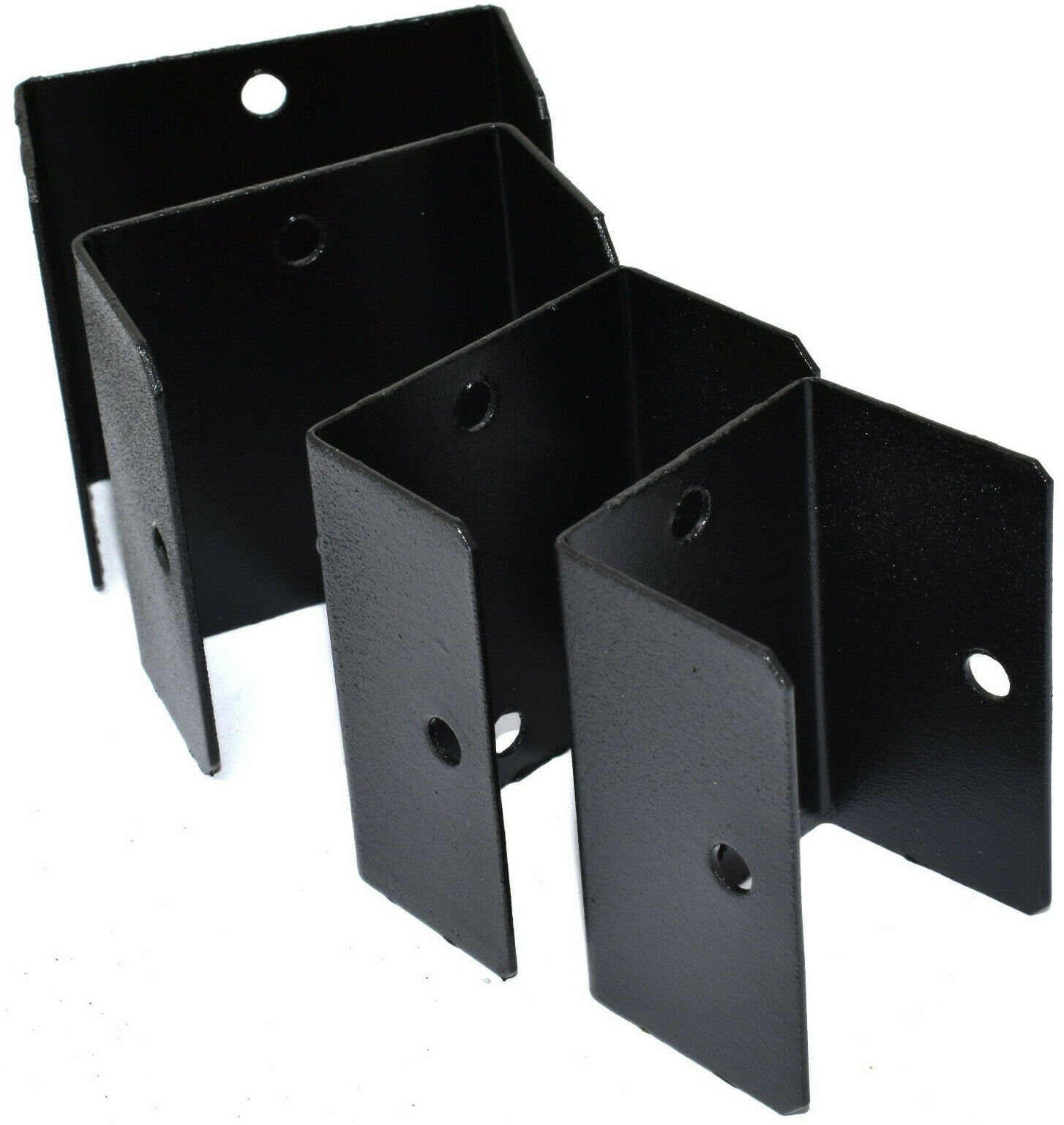 PACK OF 10, BLACK FENCE & TRELLIS CLIPS 32 38 44 50mm BRACKET PANEL