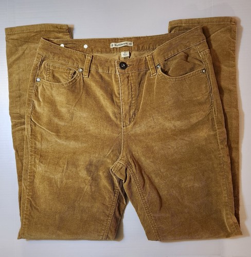Women's Size 10 Brown 5-pocket Cotton Blend
