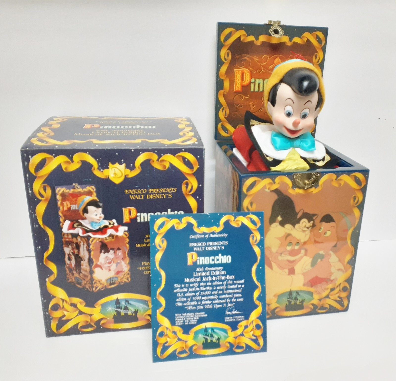 ピノキオ enesco Disney ディズニー Amazon.co.jp: enesco Disney Traditions ピノキオ, ゼペット