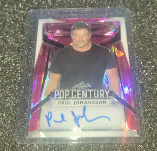 2023 Pop Century テッサ・トンプソン 直筆サインカード 2/15 2023 Leaf Pop Century Metal Paul Johansson Auto Autograph 7