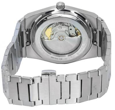 Pre-owned Tissot Prx T-classic Powermatic 80 Swiss Made T1374072103100 100m Mens Watch