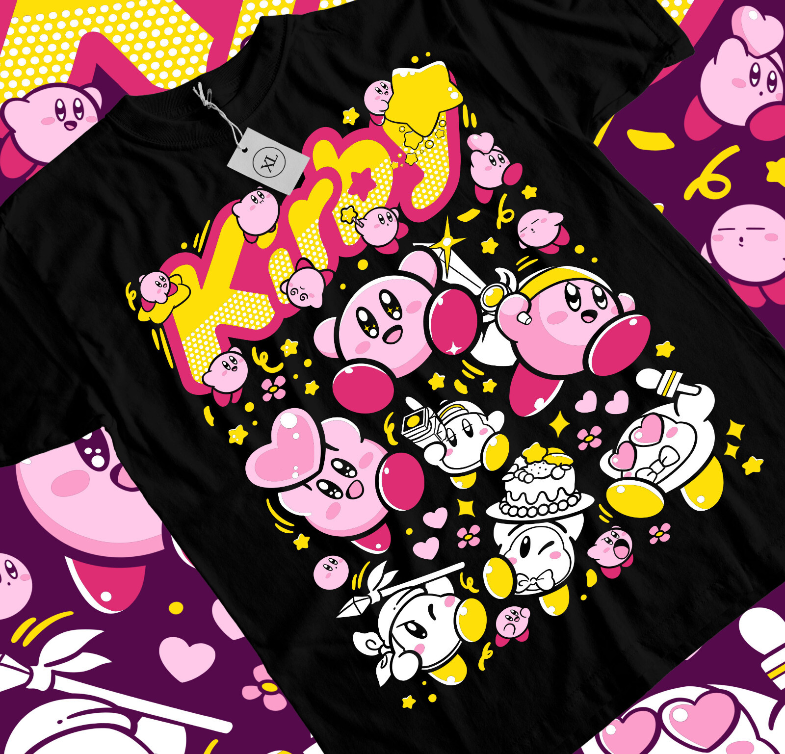 Kirby T-shirt Kirby Nintendo Retro Gaming Japan T shirt