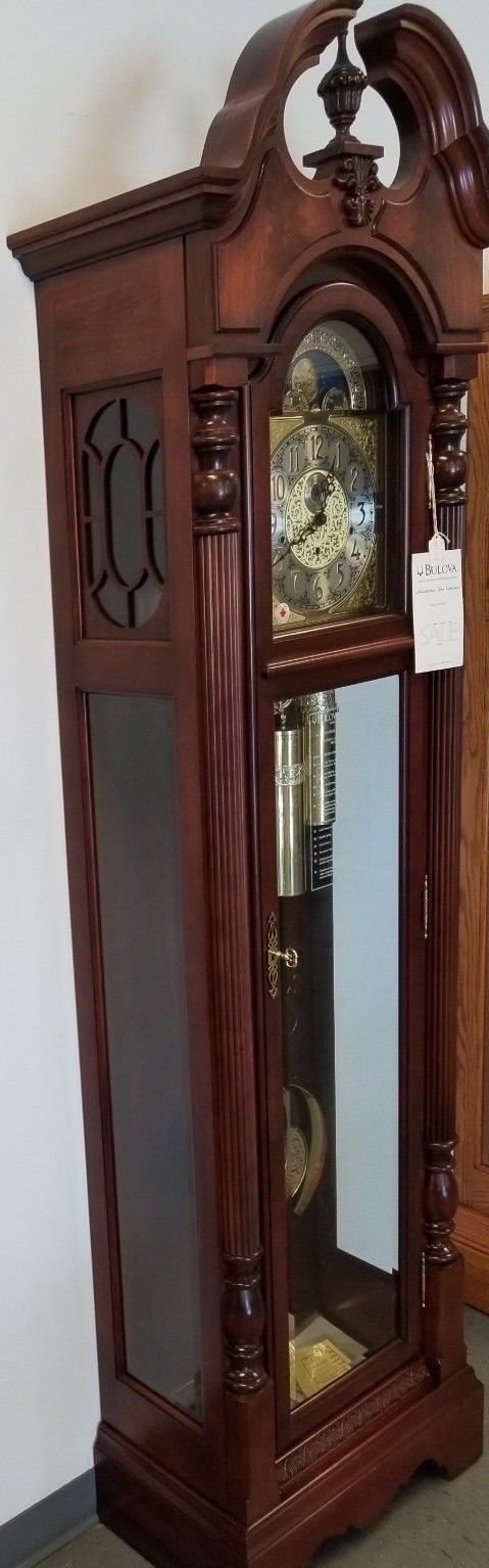 Bulova G0993 Blakely Floor Clock Norwood Cherry