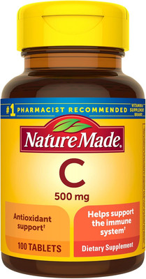 Nature Made Vitamin C 500 Mg, Dietary Supplement for Immune Support, 100 Tablets