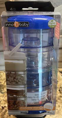 Innobaby Packin' Smart Stackable Storage System for Formula And Snacks 4 Stack