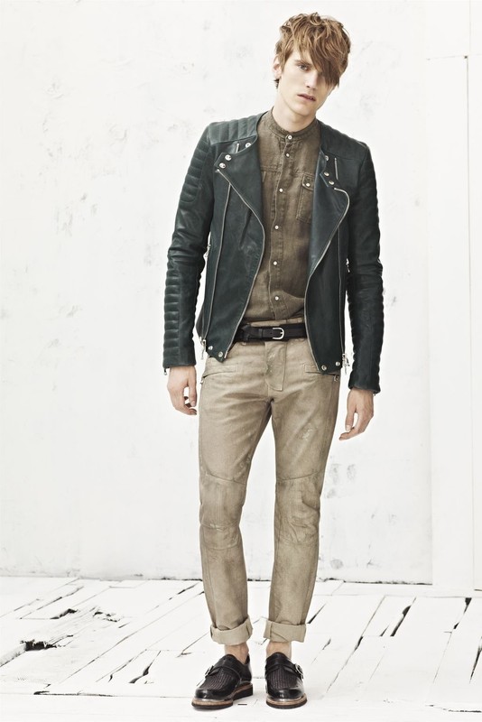 balmain SS13 ミリタリーシャツ　39 エポレット Balmain Khaki Linen Canvas Military Shirt SS13 sz. 38 Small