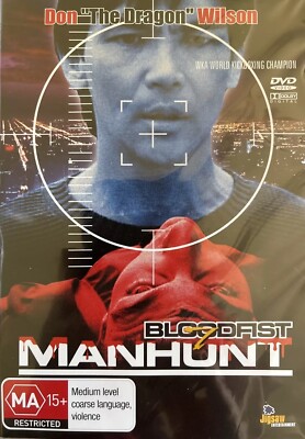 DVD NEW: Bloodfist 07 | Manhunt - 1995. Martial Art Action, Stars Don Wilson
