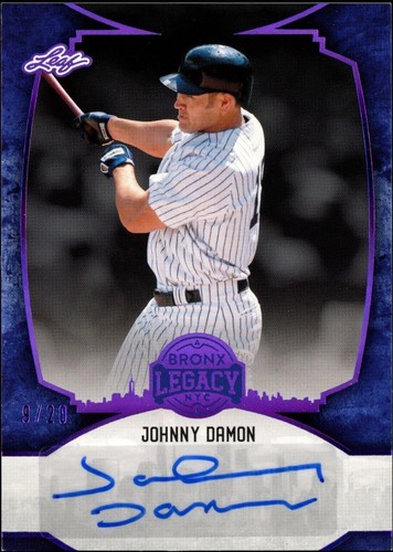 2024 Leaf a Bronx Legacy - Johnny Damon #BA-JD1