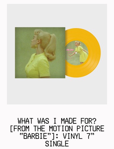 Billie Eilish \"What Was I Made For\" 7インチ Billie Eilish - What Was I Made For? Limited 7-Inch Single