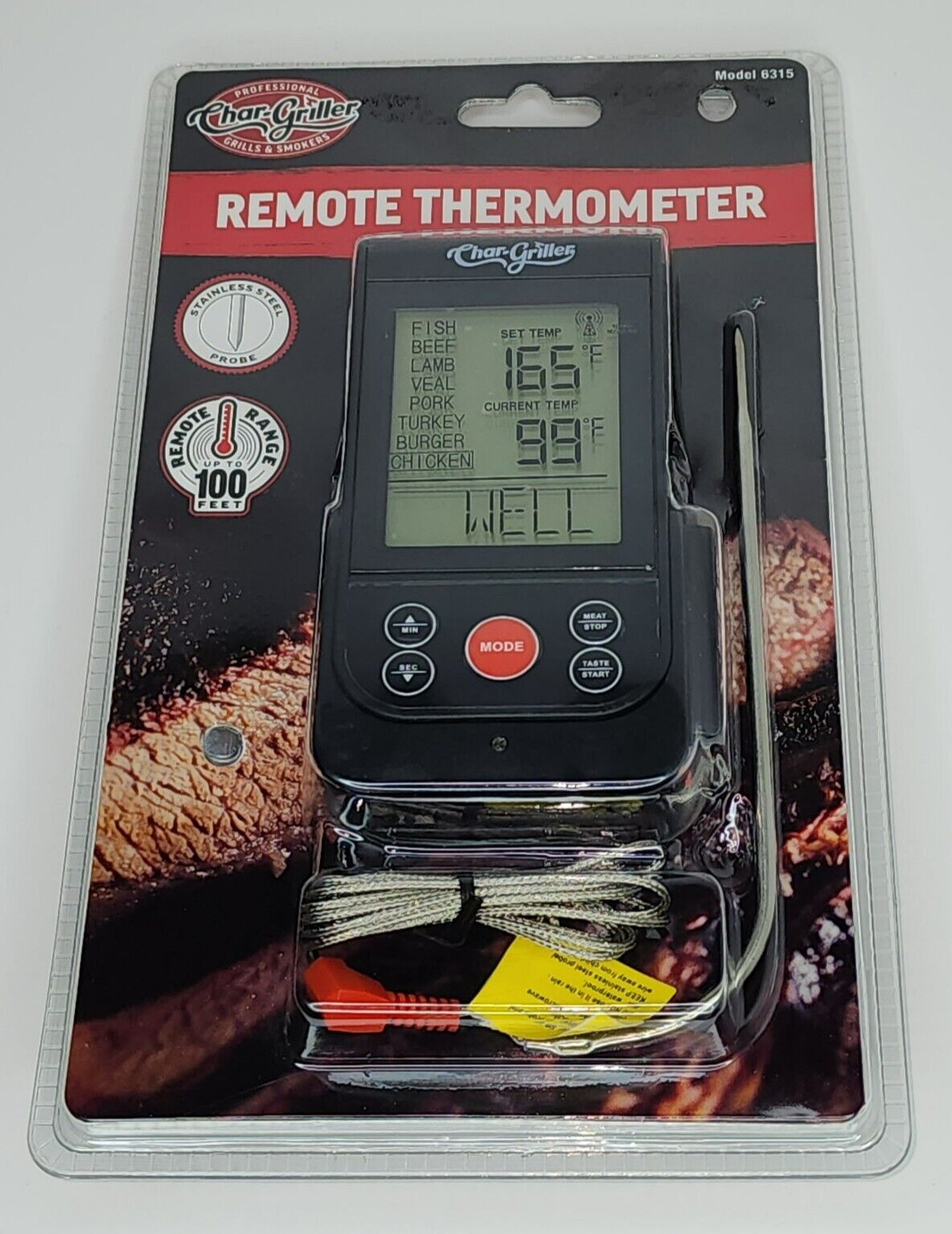 Char Griller Remote Thermometer