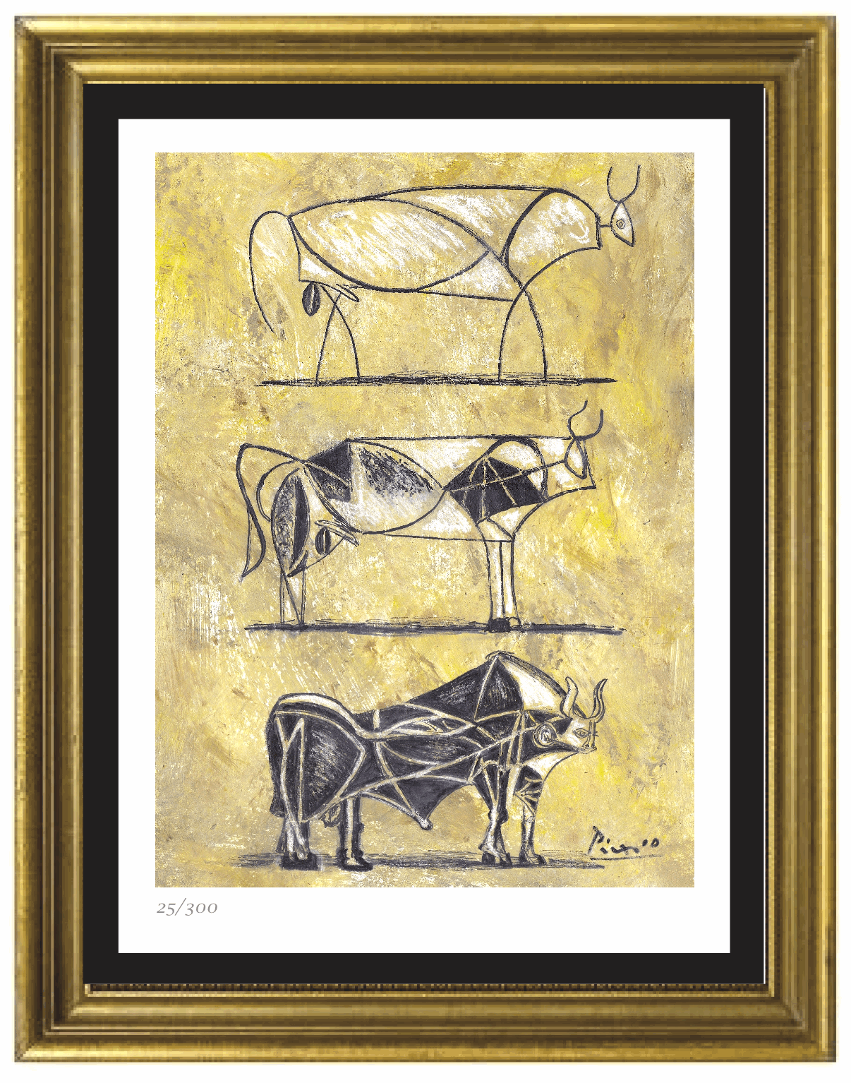 トップス Picasso Bull Maquettes Art Printed L/S Picasso Bull Maquettes Art Printed L/S