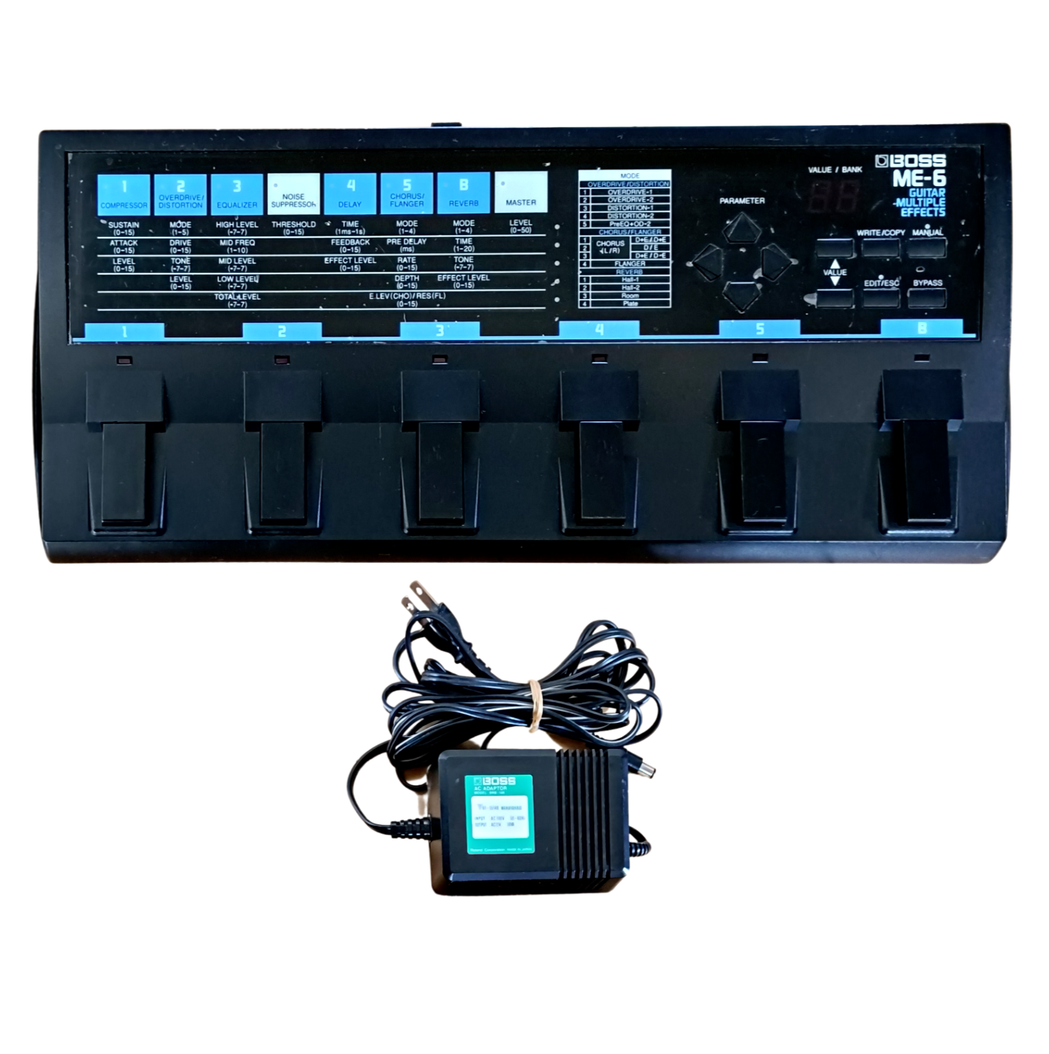 Boss ME-6 guitar multiple effects pedal made in Japan | eBay